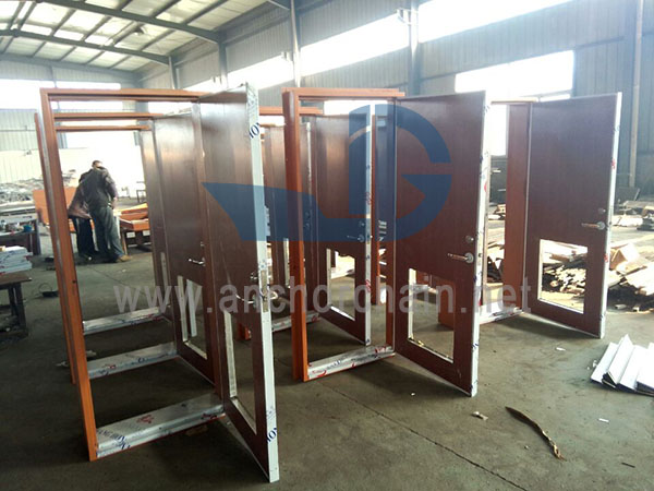 B15 et B0 Single-Folium Fireproof Ferro Door