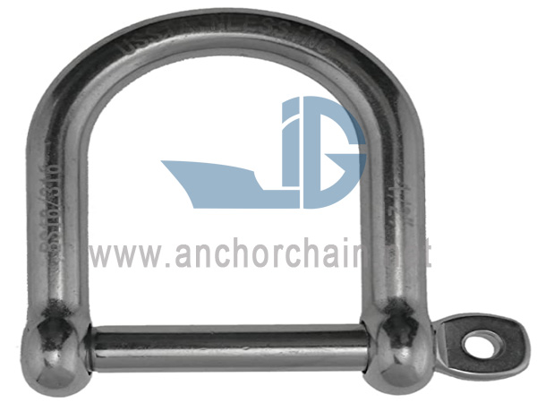 D-Shackle Wide Type, SS304 VEL SS316
