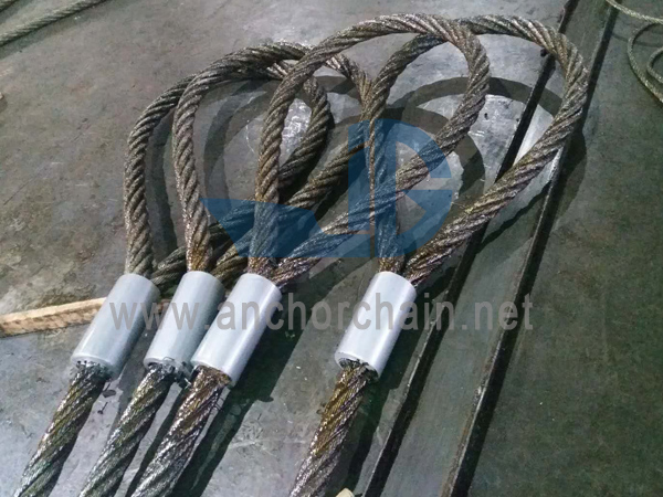 Quattuor crura Pressa Wire Funis Sling