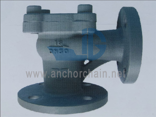 GBT 586 Marine Cast Steel Flanged Check Valvulae