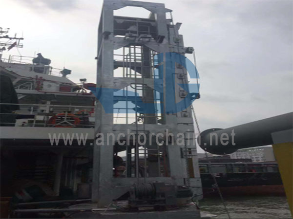 Hydraulica telescopica rotating vas Aluminium Alloy Wharf Ladder