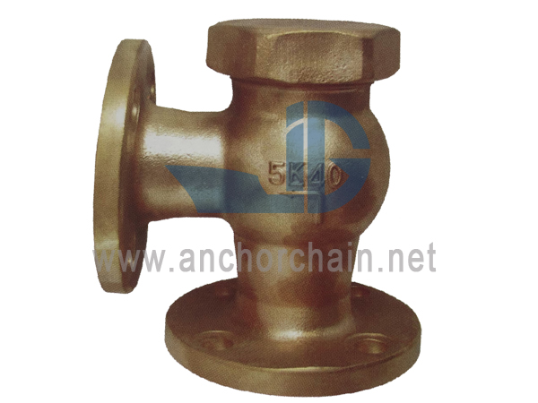 JIS F 7416 Bronze 5K Leva Check Angulum Valvulae (Union Bonnet Type)
