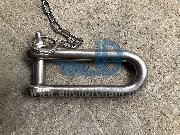 Long D-Shackle Long Type, SS304 VEL SS316