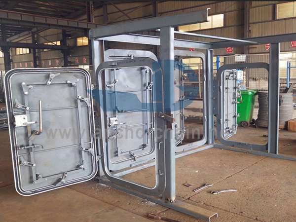 Marine Steel Velox agens Weathertight Porta cum uno vecte