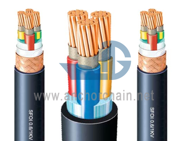 SFOI Ignis resistentia funem naues cum potestate 0.61KV