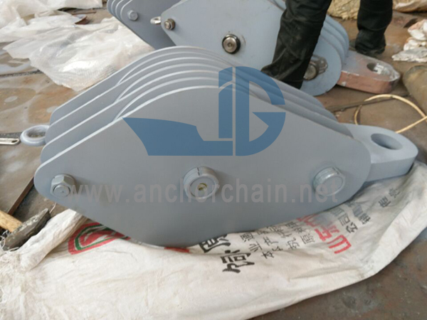 ZHC Series Duplex Sheave Wire Funis Clausus pro Navis-geminus Hook